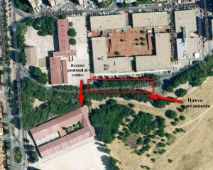 Zona de ubicación del centro Las Naves