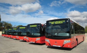 Imagen de autobuses urbanos de Alcalá de Henares