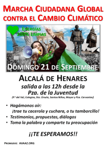 Marcha Ciudadana Global contra el Cambio Climático 